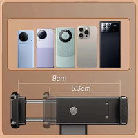 2025 personnalisé Portable paresseux bureau voyage montage Selfie bâton pliable 360 degrés Rotation escamotable avion support pour téléphone portable