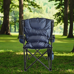 Sedia da Campeggio Imbottita Zhongmao, Sedia Lounge Pieghevole da Spiaggia con Braccioli, per Escursioni, Picnic, Pesca e Campeggio, per Ragazzi - Product Image 3