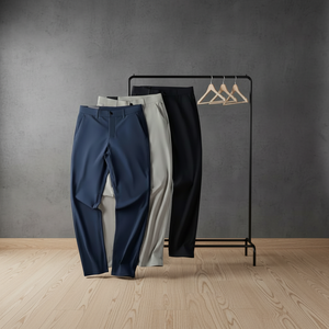 JLM 2025 Primavera Estate <span class=keywords><strong>Pantaloni</strong></span> Casual da <span class=keywords><strong>Uomo</strong></span> Leggeri Traspiranti, <span class=keywords><strong>Pantaloni</strong></span> Eleganti da Lavoro - Product Image 2