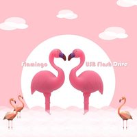 Clé USB Gitra haute vitesse, mémoire flash USB 32 Go, clé USB 128 Go, 64 Go, clé USB Flamingo 16 Go, 8 Go, clé USB 2.0 en caoutchouc PVC