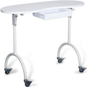 Mesa de Manicura Dongpin 3416 Plegable y Móvil con Almacenamiento para Uso en Salón y Oficina - Product Image 1