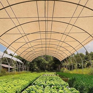 Voile d'ombrage pour abri <span class=keywords><strong>de</strong></span> voiture en HDPE, couleur beige, résistante aux UV, portable, coupe-vent, robuste, pour jardin - Product Image 3
