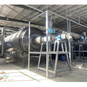 Small Automatic Waste <b>Plastic</b> to Diesel Reactor <b>Rubber</b> Pyrolysis Machine with Gearbox Core Components - Product Image 5