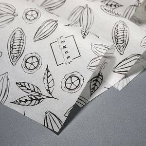 Papel de Envolver para Mantequilla Biodegradable y Resistente a la Grasa, Impreso Personalizado, de Grado Alimenticio, de 38-90g, para Empacar Sándwiches, Pizzas y Pan - Product Image 5
