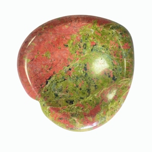 Pierre de méditation colorée en forme de cœur pour l'exercice manuel, la guérison des chakras et l'équilibre émotionnel - Product Image 3