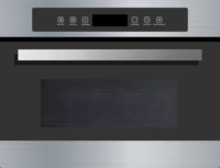 Oven Microwave Built-in 35L dengan Grill, Auto Weight Defrost, Kontrol Sentuh, Menu LCD Display, untuk Rumah Tangga RB45W-1