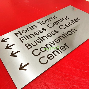 YIYAO entrada ada Acero inoxidable braille sign para oficina - Product Image 4