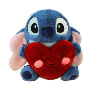 Nuovo Creativo <span class=keywords><strong>Peluche</strong></span> Grande di Stitch con Cuore, Regalo di San Valentino, Grande Bambola Stitch, Cuscino <span class=keywords><strong>Peluche</strong></span> - Product Image 5