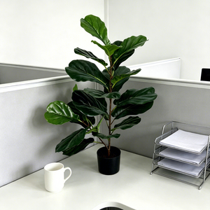 <span class=keywords><strong>Albero</strong></span> di <span class=keywords><strong>Ficus</strong></span> Lyrata Artificiale in Vaso di Varie Dimensioni per Decorazioni Matrimoniali e Forniture, <span class=keywords><strong>Albero</strong></span> Artificiale per Interni ed Esterni, Decorazione per Bar e Stanze - Product Image 2