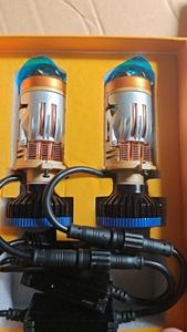 Foco de Faro T8pro H4 9003 con Lente Proyector Bi LED de Triple Color y Láser Compatible con <span class=keywords><strong>Chevrolet</strong></span> Cruze, Toyota Fit - Product Image 5