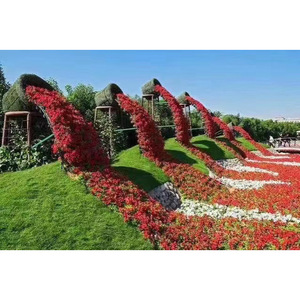 ต้นไม้เทียมรูปสัตว์ในสวนทิวทัศน์แกะสลักสีเขียวงานฝีมือสวนขนาดใหญ่ธีมประติมากรรมพลาสติก - Product Image 4