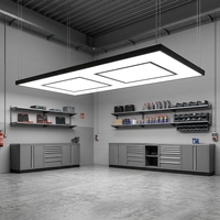 Lámpara LED Profesional para Taller de Detallado Automotriz, Superficie de Película Suave, Panel de Luz de 80000 Lúmenes