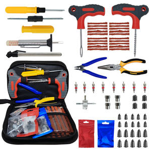 Kit de réparation de pneus Wantu 65 pièces 22,5x14,5x5cm pour voitures, motos, réparation d'urgence - Product Image 3