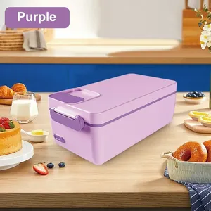 <b>USB</b> Lunch Box Portable Camping <b>Heated</b> Insulated Lunch Box Rechargeable <b>Heated</b> Unplugged Rater-free Office Lunch Box - Product Image 4