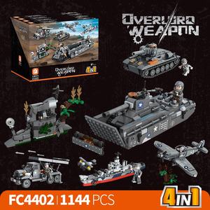 Serie militar de fabricación china T34 modelo de tanque Iaohua Unisex ensamblado lanzacohetes juguete escala 1:5 plástico - Product Image 6