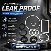 New Truck Steering Gear Repair Kit Nitrile Rubber Oil Seals O-rings Dust Seals Sealing Rings Gaskets Retaining Rings