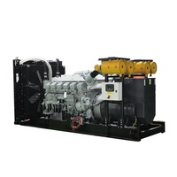 Générateur diesel Mitsubishi S12R-PTA2-C, moteur Stamford ou Marelli, puissance 1100 kW, générateur silencieux, générateur électrique 1200 kW, prix