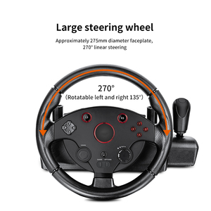 270 Degree Steering Angle <strong>PS4</strong> Gaming Steering Wheel Racing Wheel for Switch/<strong>PS4</strong>/PS3/XBOX ONE/XB360/PC - Product Image 4