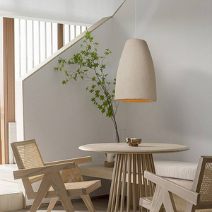 Luminaire suspendu de style japonais Wabi Sabi pour salle à manger, restaurant, salon, <span class=keywords><strong>lampe</strong></span> suspendue, lustre pour îlot de cuisine - Product Image 2