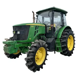 Ucuz fiyat ve çok fonksiyonlu amerikan ikinci el traktör John deere 6B1204 120HP römork ile