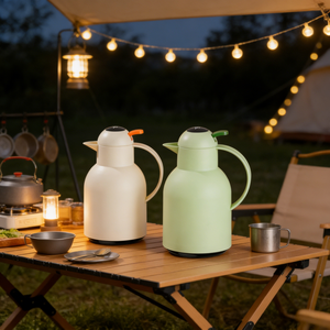<span class=keywords><strong>Carafe</strong></span> thermique isolée sous vide de 1,0 L avec affichage intelligent de la température - Pot à café et à thé en verre pour la maison, le bureau, l'hôtel - Product Image 3
