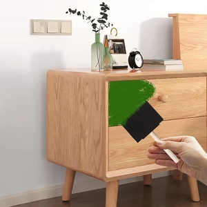 Woxin 4 pièces Pinceaux en mousse noire Manche en bois Éponge 1\" 2\" 3\" 4\" Léger Durable Teintures Vernis Grande surface Bricolage Artisanat - Product Image 5