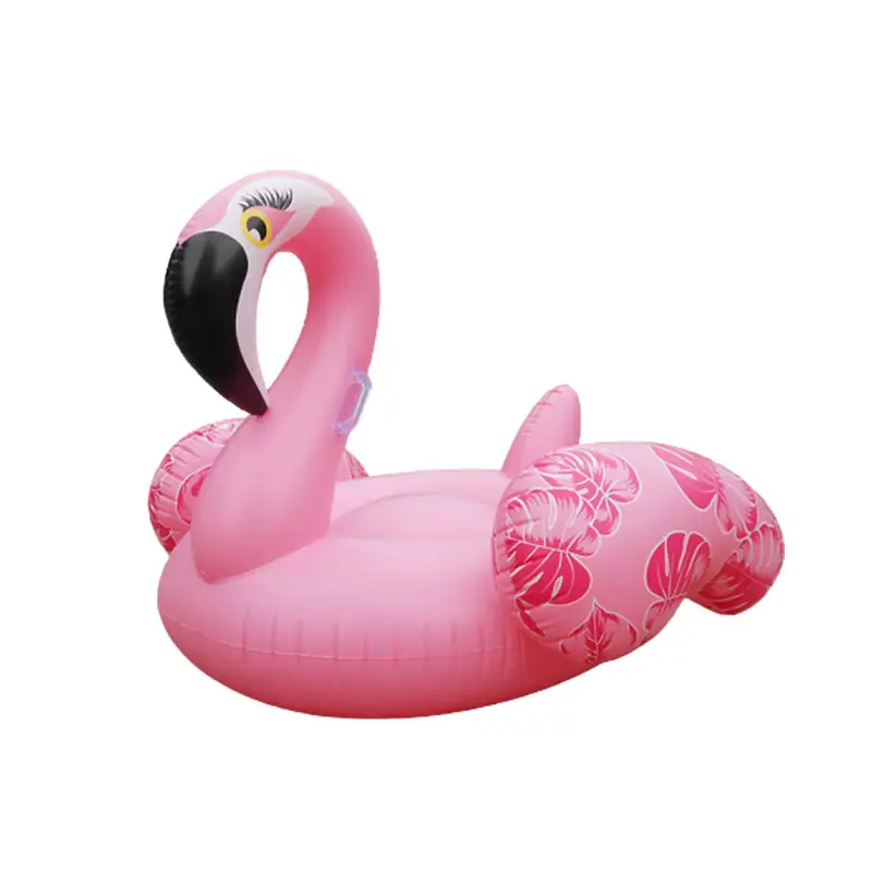 Pool ride-on inflatable pink flamingo float