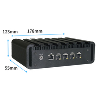 BKHD L Factory Direct G31 J4125 4*2.5G Mini PC sans ventilateur silencieux doux routeur pare-feu Pfsense iKuai routeur OS SFP + routeur de bureau