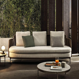 Juego de Muebles de Jardín de Tela Rafa Lin para Exteriores, Sofá de Jardín Moderno con Cojines Suaves - Product Image 1