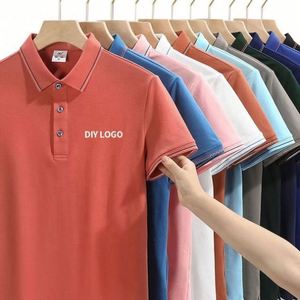 Chemises Polo Homme Respirantes Anti-Plis à Col Uni Personnalisables avec Logo - Product Image 3