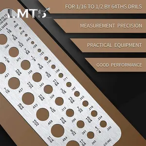 Schlussverkauf Edelstahl für 1/16 bis 1/2 von 64 Zoll Bohrer fraktionsgröße Bohrer Maße