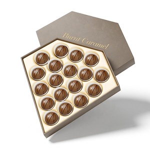 Biểu tượng tùy chỉnh đẹp nắp và cơ sở Hộp sô cô la bao bì hộp Quà tặng đám cưới với Ribbon - Product Image 3