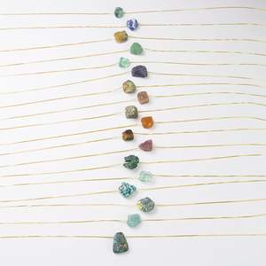 Collar de piedra Natural de BD-A1397, colgante de piedra delicada de capas collar de cristal de piedras preciosas curativas - Product Image 5