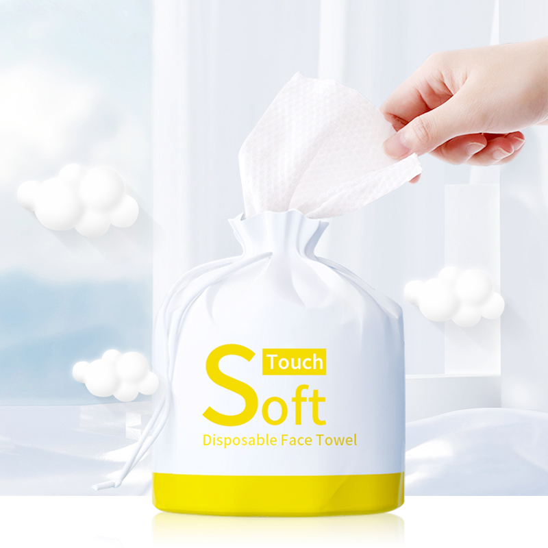 Disposable face towel roll wholesale 100% Organic makeup cleansing face disposable bath face cotton towels