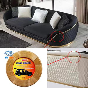 Banda de Borde de PVC Cromada en Oro y Plata para Decoración de Muebles y Sofás, Tira Decorativa con Pegamento, Accesorios para Muebles - Product Image 2
