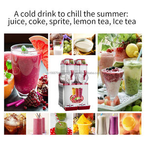 Commercial 2-Tank 12L*2 Capacity Automatic Slush <b>Machine</b> Granita Slush <b>Ice</b> Maker Margarita <b>Machine</b> - Product Image 4