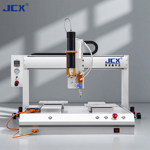 Máquina Dispensadora UV de Doble Plataforma de 300 ml con Barril de Silicona, Totalmente Automática y Controlada por PLC - Product Image 1