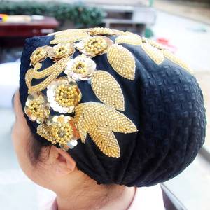 Sombrero de Mujer para Ocasiones Formales, Color Plateado Brillante, Ecológico, Transpirable, de Poliéster y Algodón - Product Image 1