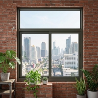Fenêtres coulissantes modernes en alliage d'aluminium Lukliving pour balcon - Isolation thermique et longue durée de vie