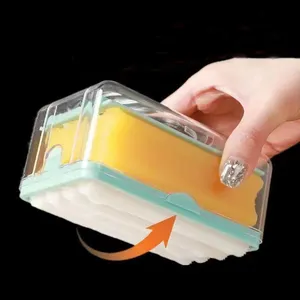 hot sale creative roller design foaming soap box multi-functional pressing hands-free foaming soap storage holder