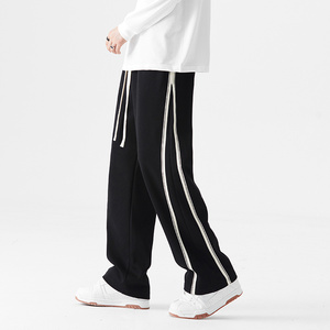 Nuovi <span class=keywords><strong>Pantaloni</strong></span> da Jogging da <span class=keywords><strong>Uomo</strong></span> in Corduroy con Elastico in Vita, Felpati, Stile Streetwear, Modello Semplice, Casual, Larghi e Comodi - Product Image 4