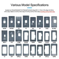 Moule d'alignement de positionnement OCA SUNSHINE SS-061 pour iPhone 6 7 8 X XS XR 11 12 Mini 13 Pro Max 14 15 Plus Réparation d'écran LCD