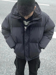 Vestes en duvet à capuche longues pour hommes Manteaux d'hiver à poches multiples pour hommes - Product Image 2