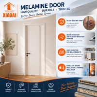 Porte intérieure en panneau de mélamine résistant à l'eau, finition carbone cristal, pour chambre, salon, hôtel