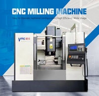 Centre d'usinage vertical CNC 3 axes VMC855, broche BT40, déplacement 800 x 550 x 550 mm, machine de fraisage CNC robuste