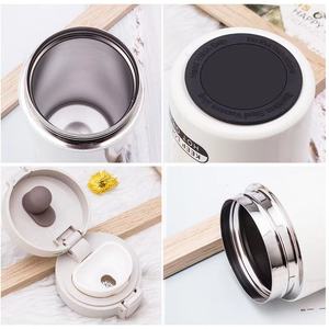 Boccetta sottovuoto da 16 once tazze da caffè isolanti con coperchio chiavetta da caffè fenicottero logo personalizzato bottiglia d'acqua da ragazza - Product Image 6