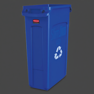 Contenitore per Riciclaggio Slim Jim 87 L Blu Rubbermaid Commercial Products - Product Image 3