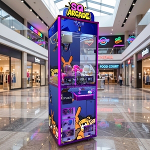 Mini machine à griffes en métal pour divertissement, <span class=keywords><strong>jeu</strong></span> d'arcade à monnayeur avec garantie d'un an et vitrine à cadeaux - Product Image 1