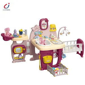88 pièces Jouets d'infirmière Soins de bébé Kits de poupées <span class=keywords><strong>reborn</strong></span> Nouveau-né Ensemble de bébé Jouets de jeu de rôle pour filles - Product Image 1