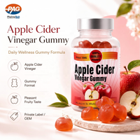 Complément alimentaire à marque privée Gummies au vinaigre de cidre de pomme Ours Gummies au vinaigre de pomme